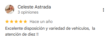 Reseña de Celeste Astrada en Google – 5 estrellas